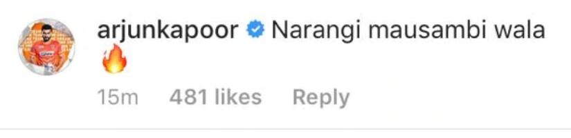 Arjun Kapoor’s to Ranveer Singh’s post. 