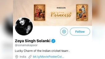Sonam Kapoor changes her name across social media to promote upcoming film, The Zoya Factor