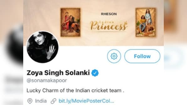 Sonam Kapoor changes her name across social media to promote upcoming film, The Zoya Factor