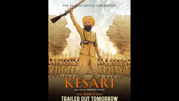 Kesari: Ahead of trailer release on 21 February, Akshay Kumar shares new poster of war drama