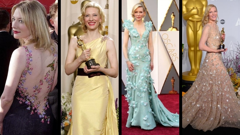 Cate Blanchett on the Oscars red carpet through the years