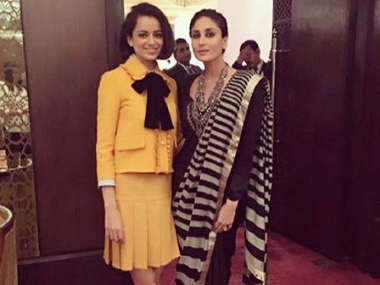 Kareena Kapoor Khan on Kangana Ranaut: Believe she's one of the finest actresses; I'm excited to watch her biopic Kareena Kapoor Khan on Kangana Ranaut: Believe she's one of the finest actresses; I'm excited to watch her biopic