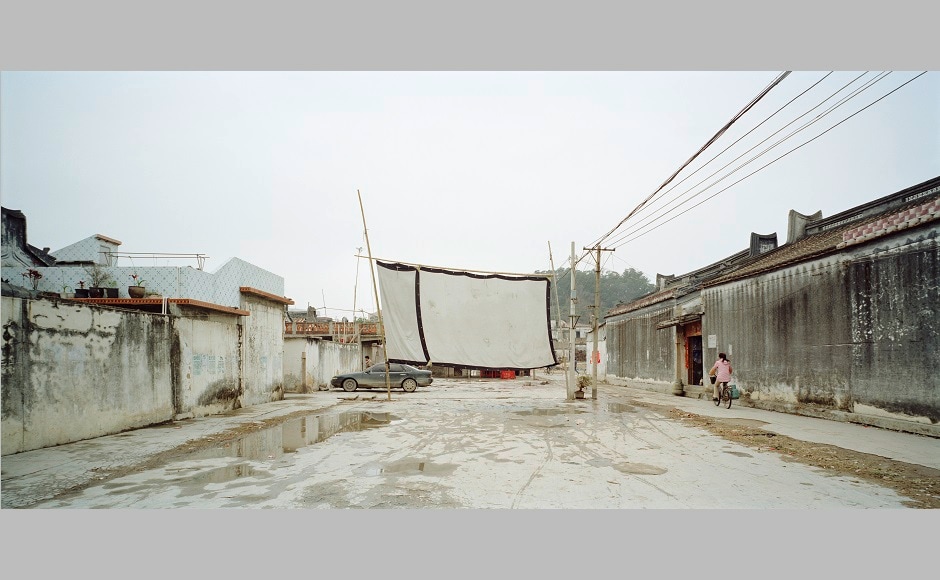Cinema screen in Guiyu, China (2005). The archive raises urgent questions with regard to the relationship between planetary processes, political institutions, and science. Cinema screen in Guiyu, China (2005). The archive raises urgent questions with regard to the relationship between planetary processes, political institutions, and science.