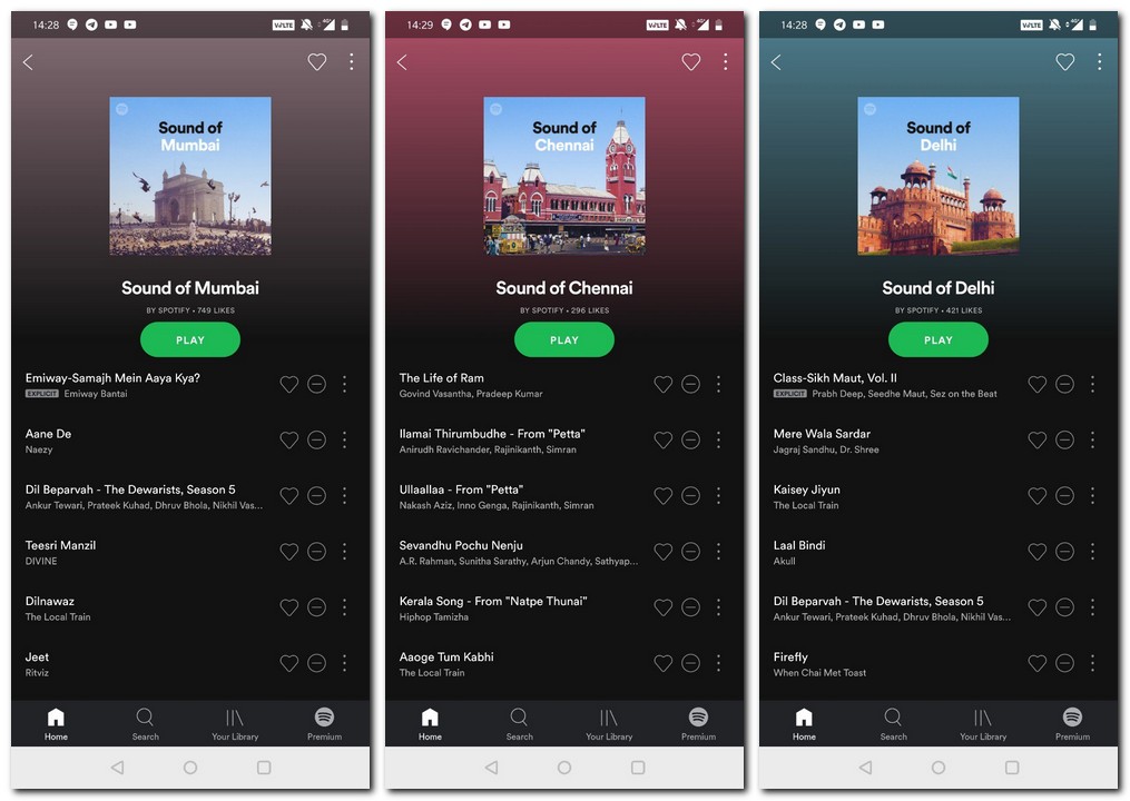 Sound of Cities is a city-based playlist which Spotify will curate for its India users