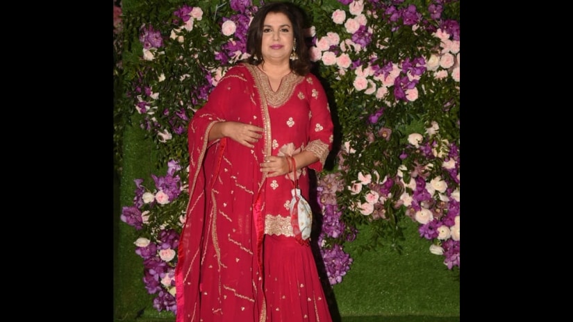 Farah Khan at Akash-Shloka's wedding