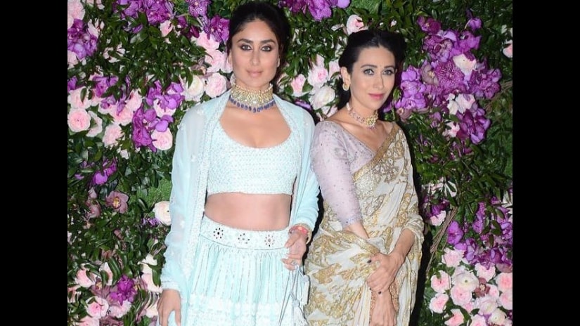 Kareeena Kapoor Khan and Karisma Kapoor attend Akash Ambani and Shloka Mehta's wedding