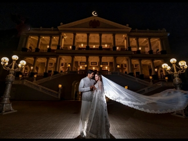 Sayyeshaa, Arya share first photos from their grand wedding; Allu Arjun, Farida Jalal, Anju Mahendru among guests Sayyeshaa, Arya share first photos from their grand wedding; Allu Arjun, Farida Jalal, Anju Mahendru among guests