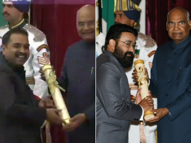 Padma Awards 2019: Ram Nath Kovind presents honours to Mohanlal, Prabhu Deva, Manoj Bajpayee, Shankar Mahadevan Padma Awards 2019: Ram Nath Kovind presents honours to Mohanlal, Prabhu Deva, Manoj Bajpayee, Shankar Mahadevan