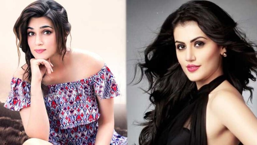 Kriti Sanon (left) and Taapsee Pannu. Image from Facebook