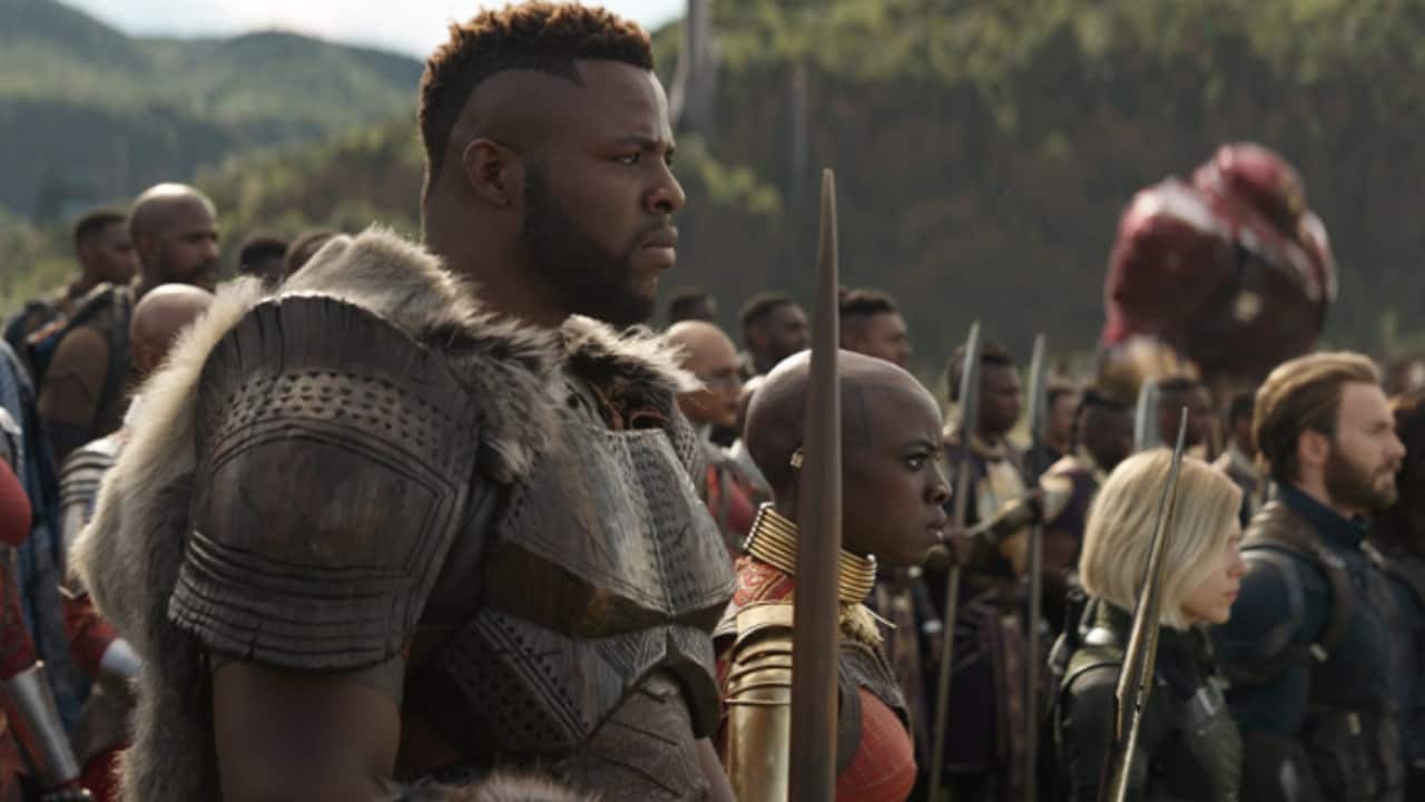 Winston Duke played M’Baku in Black Panther. Image from Twitter