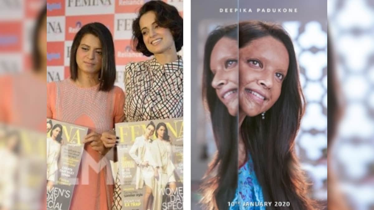 Deepika Padukone's Chhapaak gets its 'biggest cheerleader' in Kangana Ranaut's sister, acid attack survivor Rangoli Chandel