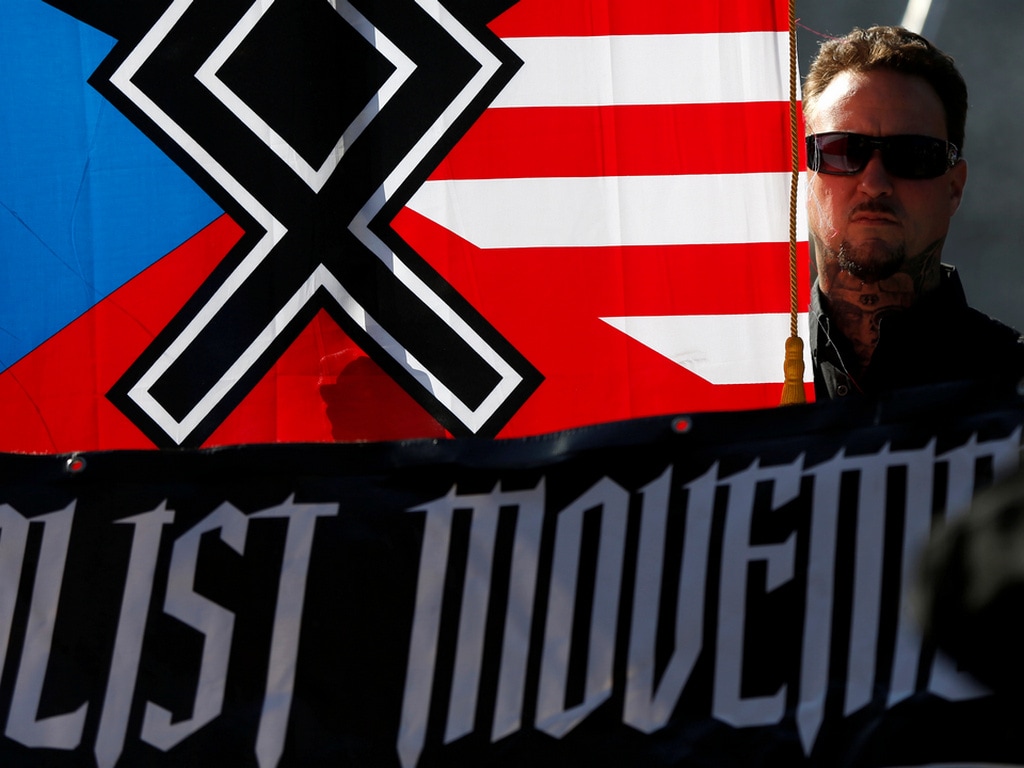 Members of the National Socialist Movement. Reuters