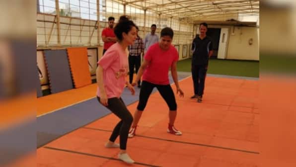 Panga: Kangana Ranaut shares photo from kabbadi training session for Ashwiny Iyer Tiwari's sports drama