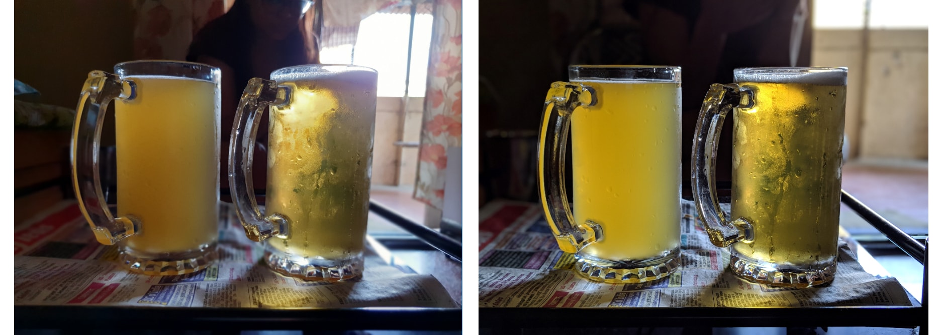Galaxy S10e (L), Pixel 3 (R): The Pixel definitely clicks better Portrait shots of objects.