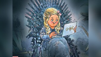 Game of Thrones season 8: Amul girl binge-watches HBO show, perched on the Iron Throne