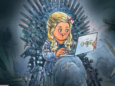 Game of Thrones season 8: Amul girl binge-watches HBO show, perched on the Iron Throne Game of Thrones season 8: Amul girl binge-watches HBO show, perched on the Iron Throne