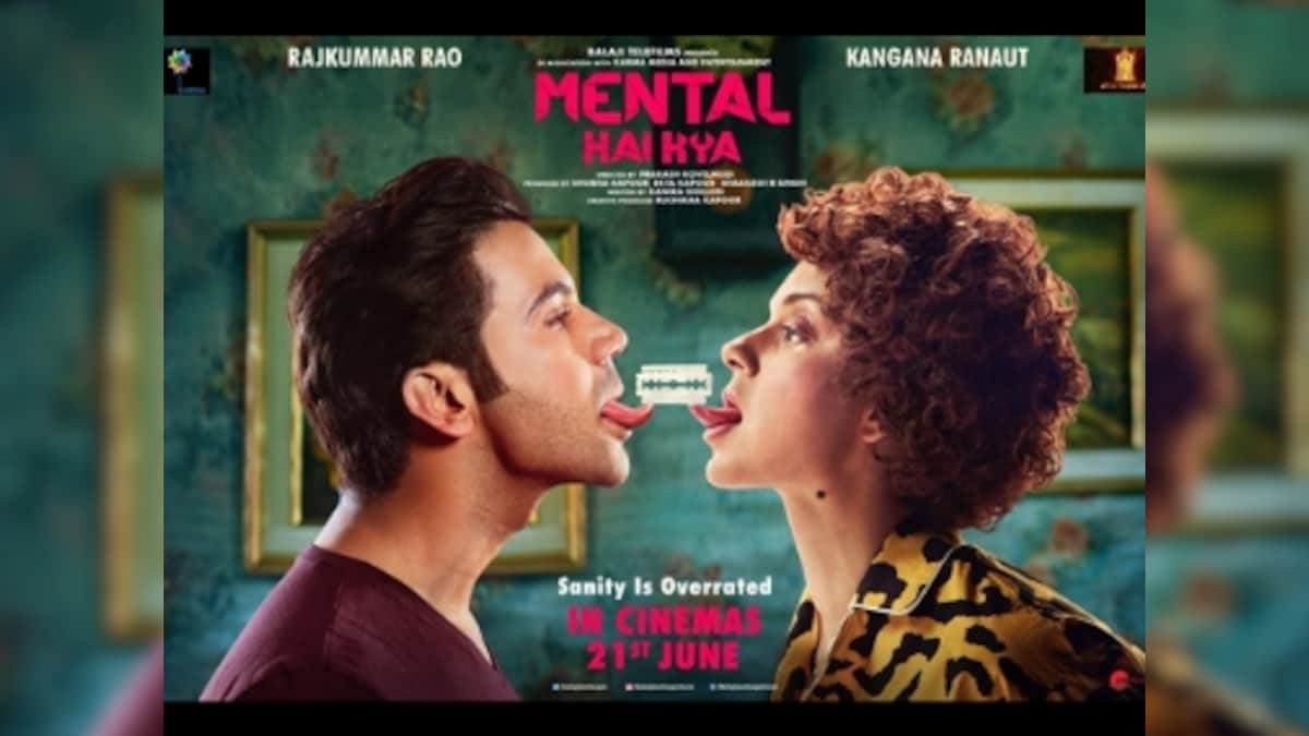 Mental Hai Kya: Rajkummar Rao, Kangana Ranaut's dramedy to now release on 21 June, confirms new poster