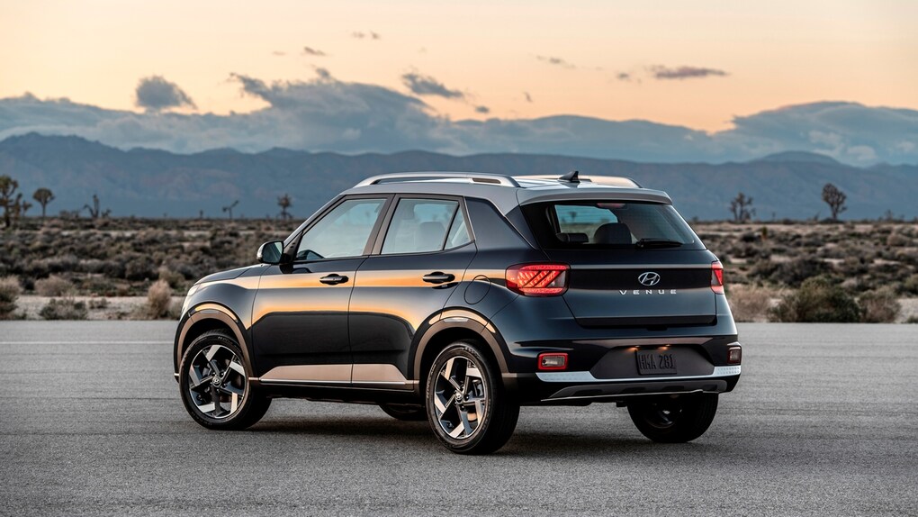 The SUV design elements including the full volume wheel arches and cascading front grille have been borrowed from the Kona and NEXO which are currently in sale in the US market.