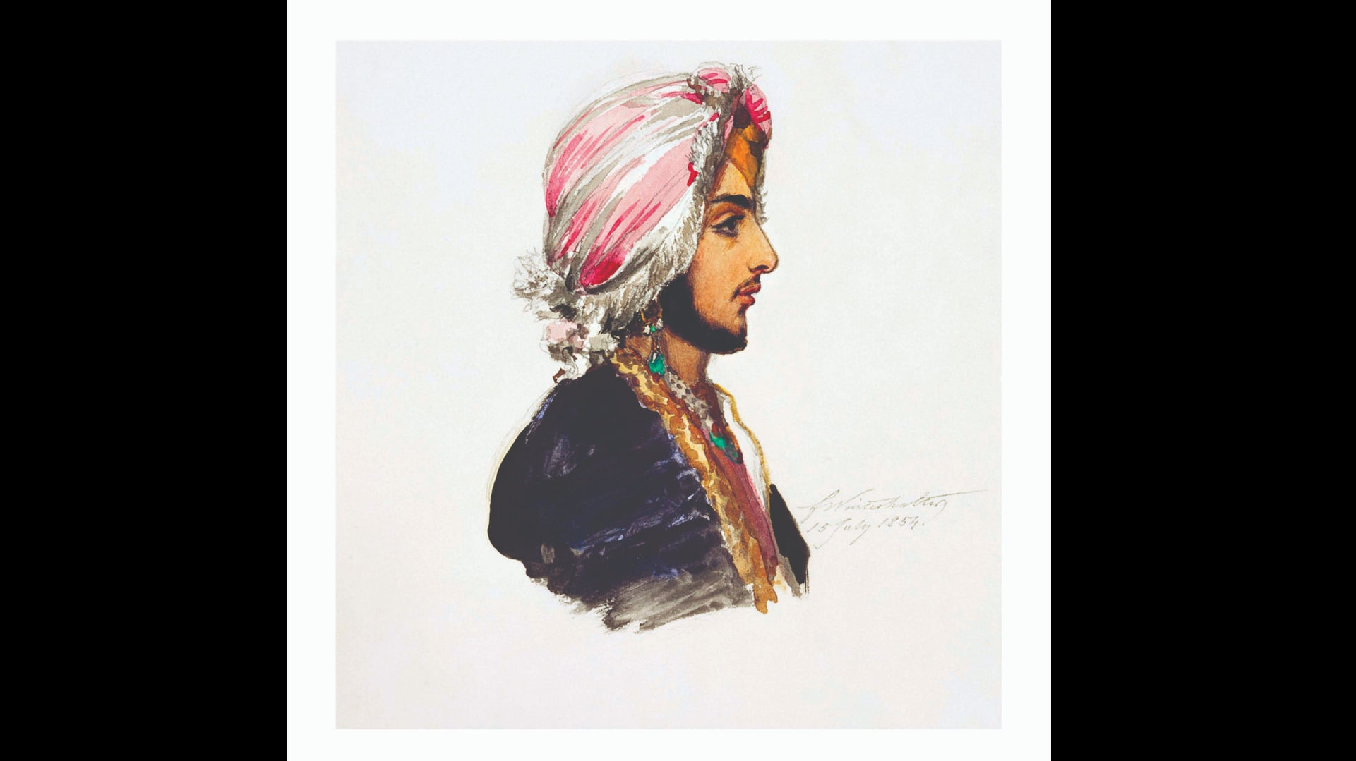 Portrait of Prince Duleep Singh by Franz Winter Halter