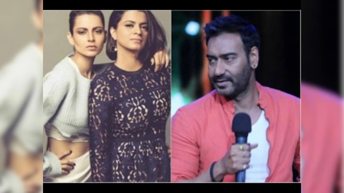 Kangana Ranaut's sister Rangoli attacks Ajay Devgn for working with Alok Nath in De De Pyaar De