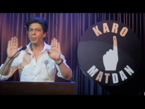 Watch: Shah Rukh Khan turns rapper in latest video, urging fans to cast votes in Lok Sabha elections 2019 Watch: Shah Rukh Khan turns rapper in latest video, urging fans to cast votes in Lok Sabha elections 2019