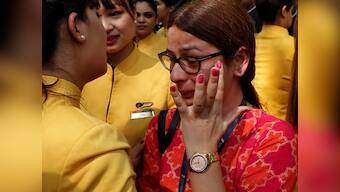 SBI-led banks cornered: Jet Airways employees now perceive themselves as bank employees demanding release of salary