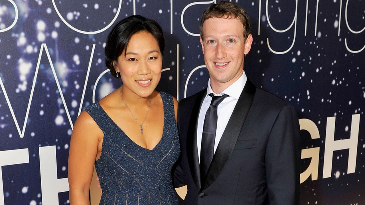 Mark Zuckerberg and Priscilla Chan. Image: Getty Images