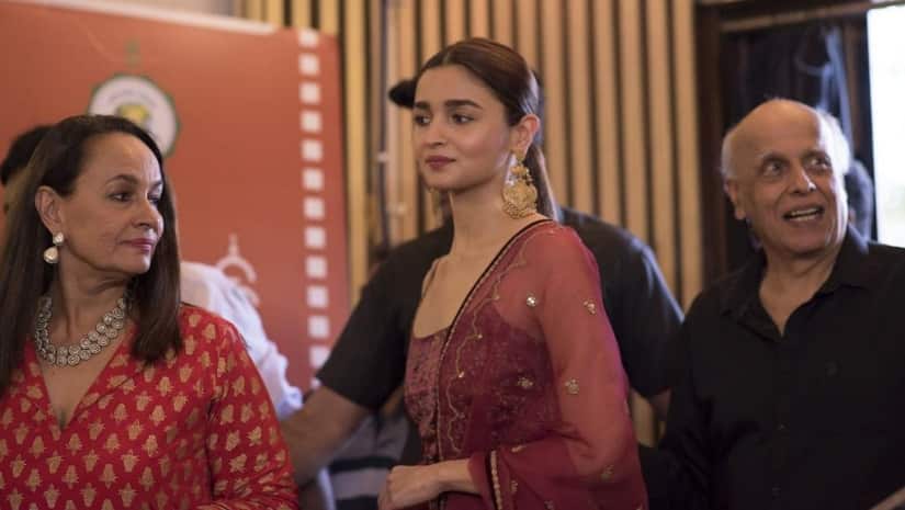 Soni Razdan (left), ALia Bhatt and Mahesh Bhatt. 