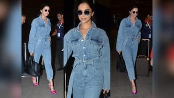 Deepika Padukone heads to New York for 2019 Met Gala, gets snapped at Mumbai airport in denim overalls