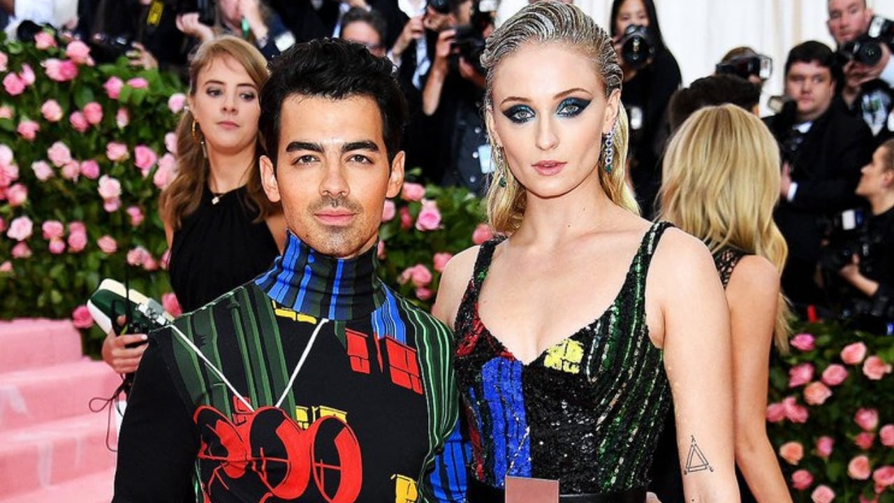 Sophie Turner and Joe Jonas Walk the Red Carpet in Louis Vuitton