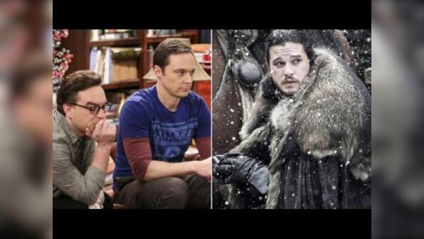 The Big Bang Theory beats Game of Thrones in weekly ratings, with 12.5 mn viewers