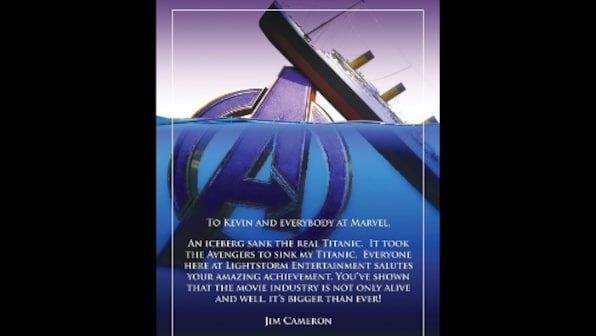 Avengers: Endgame — James Cameron salutes Marvel team for 'sinking Titanic' to become second highest-grossing film