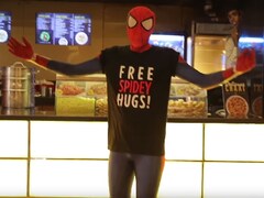 Watch Post Avengers Endgame Fans Dressed As Spider Man Give Free Hugs To Heartbroken Viewers Entertainment News Firstpost