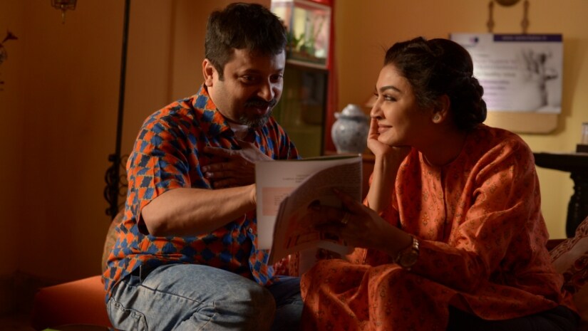 Shiboprosad with Jaya Ahsan (right)