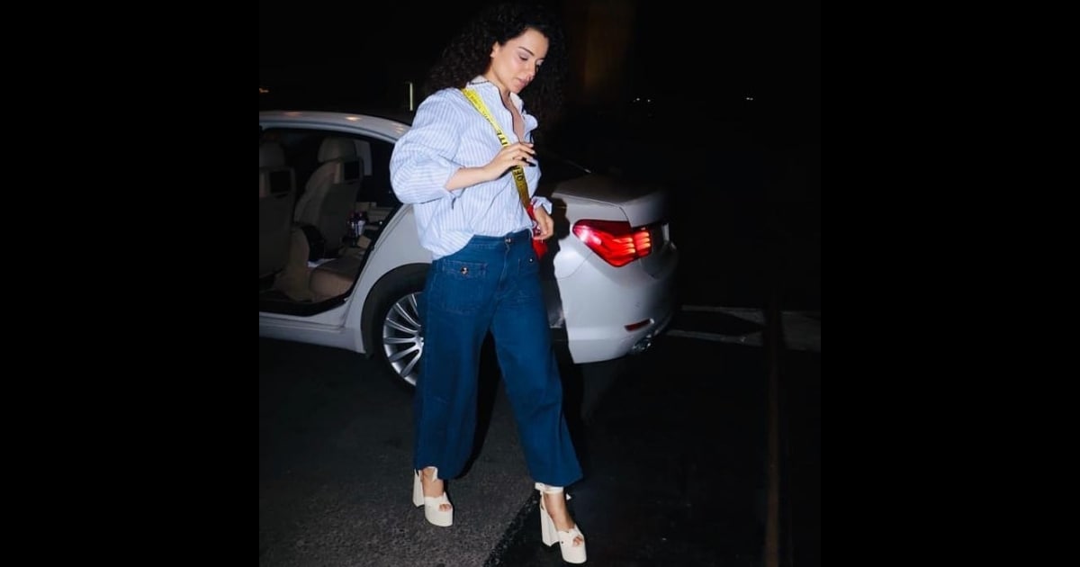 Kangana Ranaut makes her way to airport to attend film festival- Entertainment News, Firstpost
