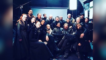 Game of Thrones stars pay emotional tribute to HBO's mammoth fantasy series as finale episode airs