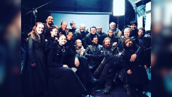 Game of Thrones stars pay emotional tribute to HBO's mammoth fantasy series as finale episode airs