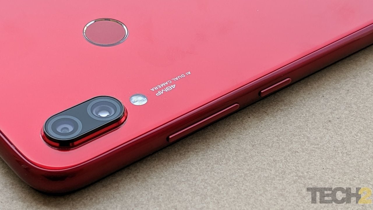Redmi Note 7S comes with a 48 MP+ 5 MP rear camera setup. Image: tech2