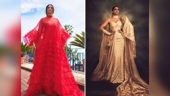 Cannes 2019: Sonam Kapoor dazzles in a ruffled Valentino dress on red carpet, goes vintage gold for another look