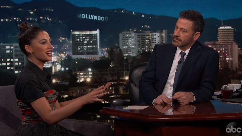 Naomi Scott discusses Aladdin fandom and meeting Will Smith on Jimmy Kimmel Live