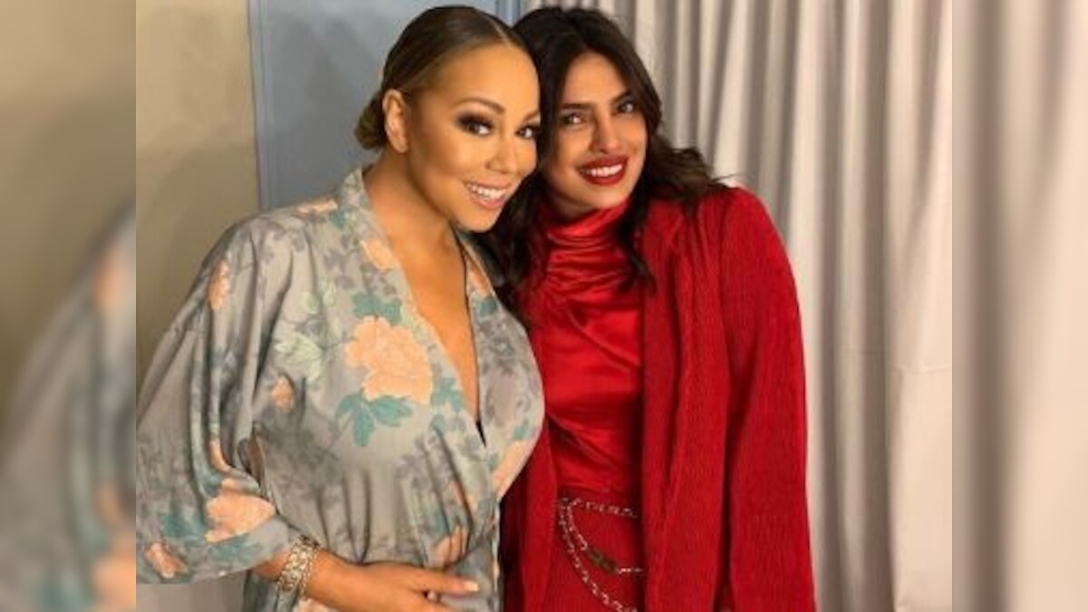 Priyanka Chopra poses with Mariah Carey backstage at London concert, thanks Nick Jonas for arranging meeting