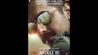 Article 15 teaser: Ayushmann Khurrana is determined to fight discrimination in Anubhav Sinha's cop drama