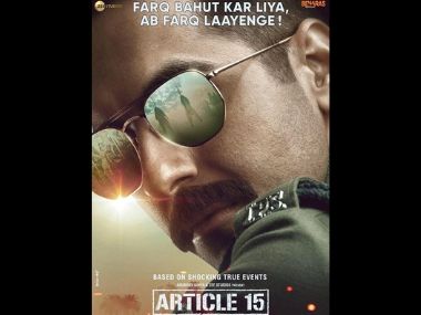 Article 15 teaser: Ayushmann Khurrana is determined to fight discrimination in Anubhav Sinha's cop drama Article 15 teaser: Ayushmann Khurrana is determined to fight discrimination in Anubhav Sinha's cop drama