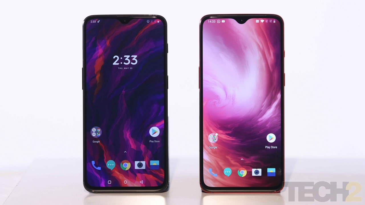 There's finally a better display on the OnePlus 7. Image: Tech2/Omkar P