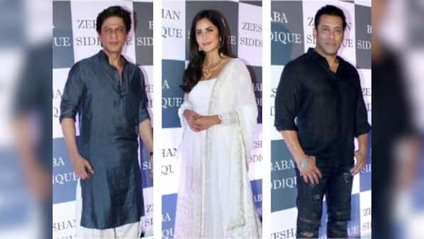 Salman Khan, Katrina Kaif, SRK, Madhur Bhandarkar attend Baba Siddique's Iftar party in Mumbai