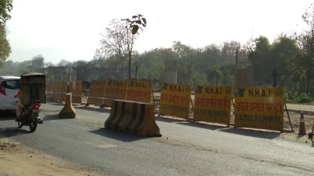 Still not completed, the NH-58 expansion has had a massive impact on the Rajaji National Park. Photo courtesy Rishika Pardikar