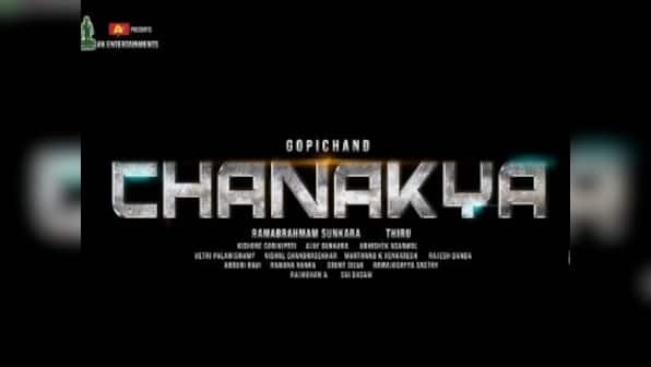 Chanakya: Gopichand, Mehreen Pirzada's upcoming Telugu spy thriller gets a title and logo