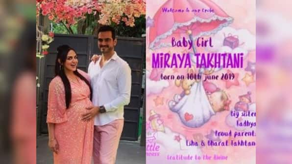Esha Deol, Bharat Takhtani announce birth of second daughter after Radhya, name her Miraya