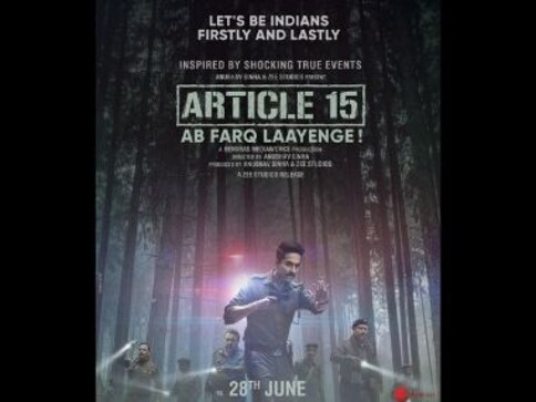 Article 15: New poster finds Ayushmann Khurrana carrying the torch to end discrimination in India Article 15: New poster finds Ayushmann Khurrana carrying the torch to end discrimination in India
