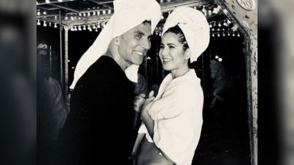 Sooryavanshi: Akshay Kumar, Katrina Kaif begin shooting for 'Tip Tip Barsa Pani' remake, share BTS still
